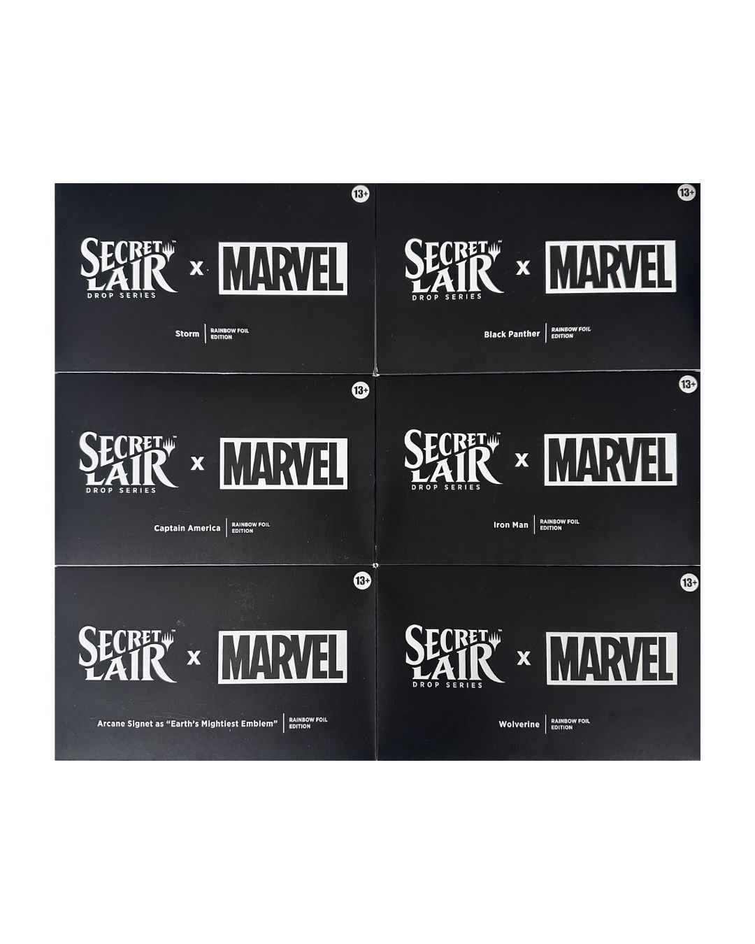 Secret Lair x MARVEL Rainbow Foil Edition (Set di 6 buste) (EN)