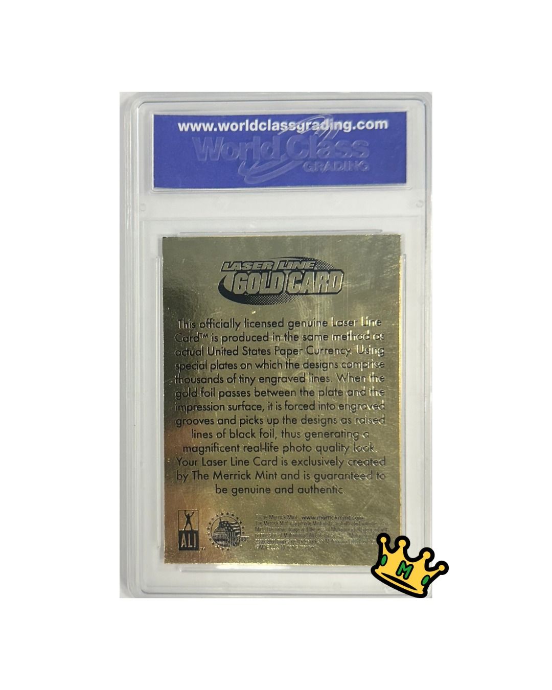 2009 MERRICK MINT LASER LINE MUHAMMAD ALI THE GREATEST OF ALL TIME WCG 10