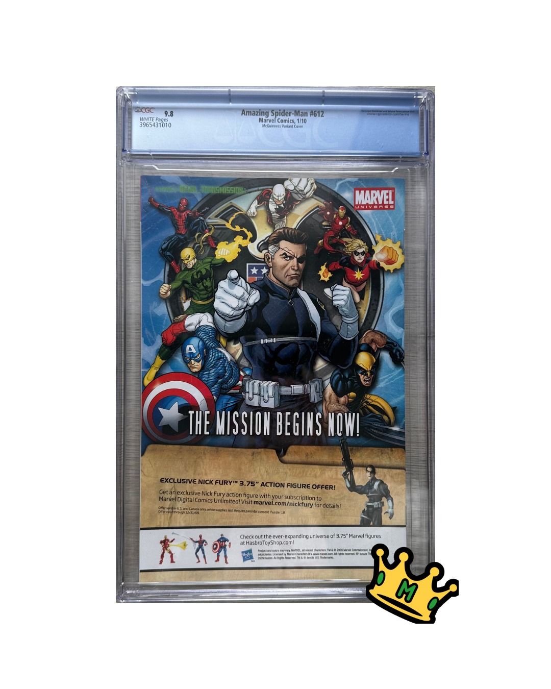 Amazing Spider-Man #612, Marvel Comics, 1/10 (CGC)