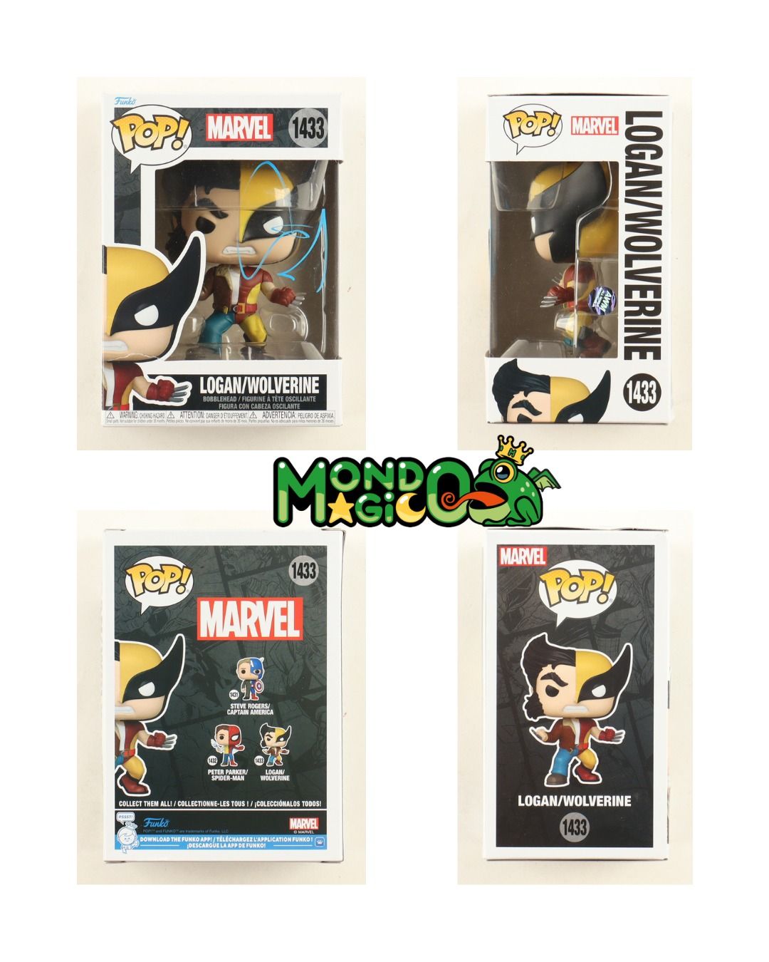 Funko POP! 1433 - Logan/Wolverine - Autografato da Hugh Jackman