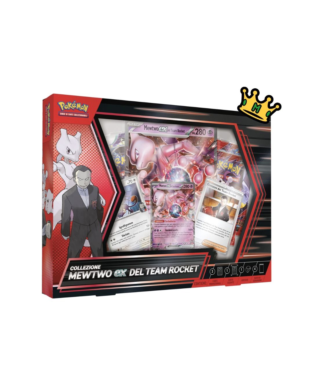 Collezione Mewtwo Ex del Team Rocket del GCC Pokémon (IT)