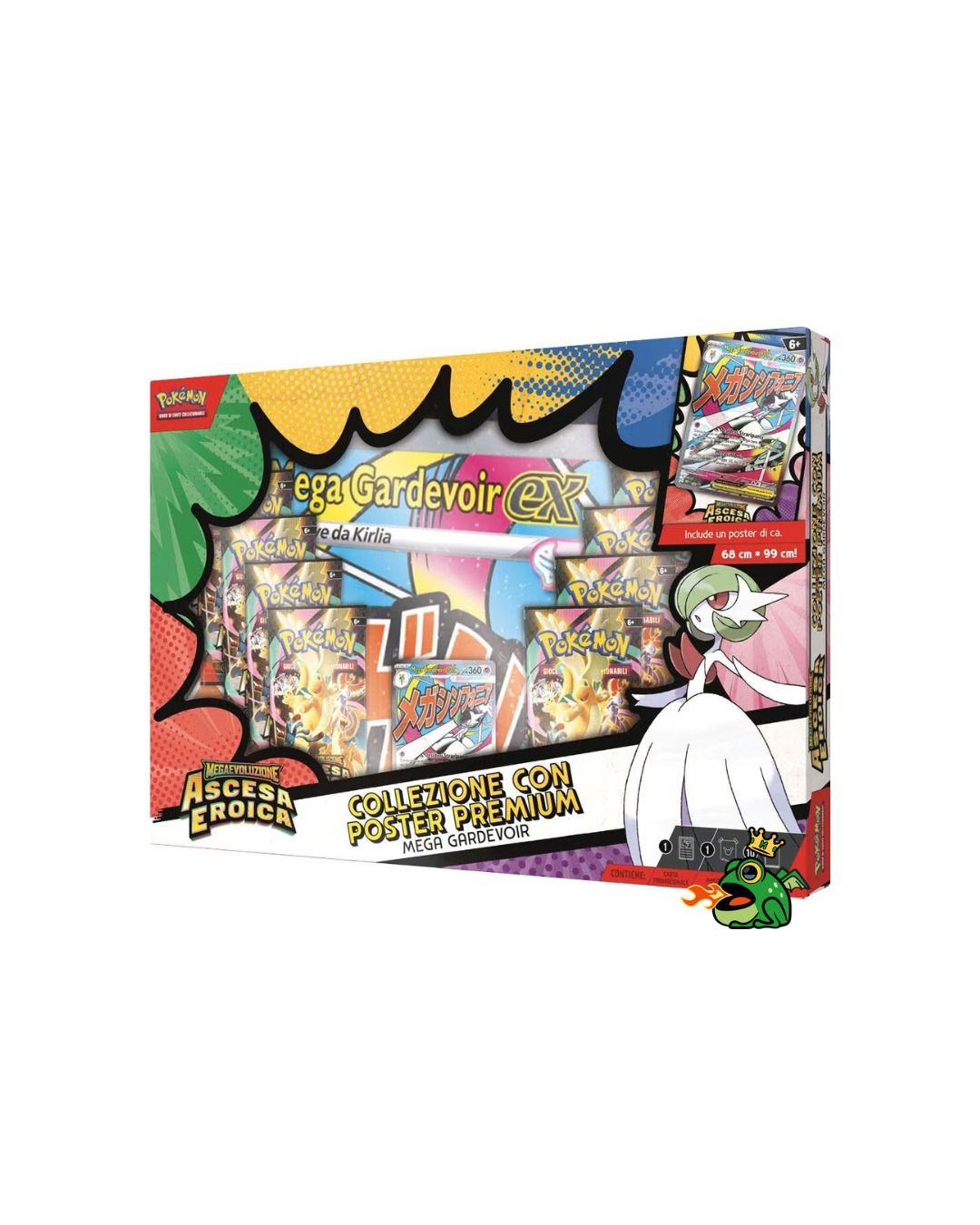 Pokémon Ascesa Eroica Megaevoluzione Collezione Con Poster Premium Mega Gardevoir (IT)
