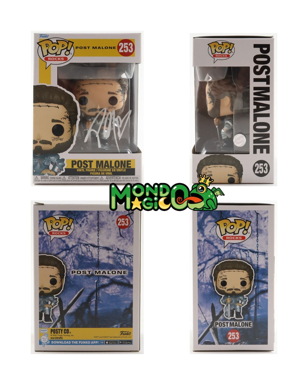 Funko POP! 253 - Post Malone - Autografato da Post Malone