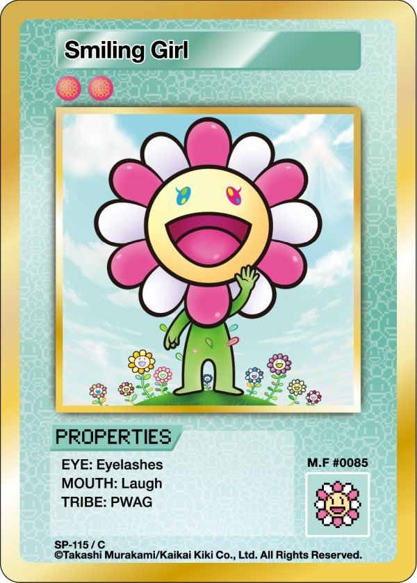 Takashi Murakami Flowers Trading Card 108 Flowers Revised Box (JP)