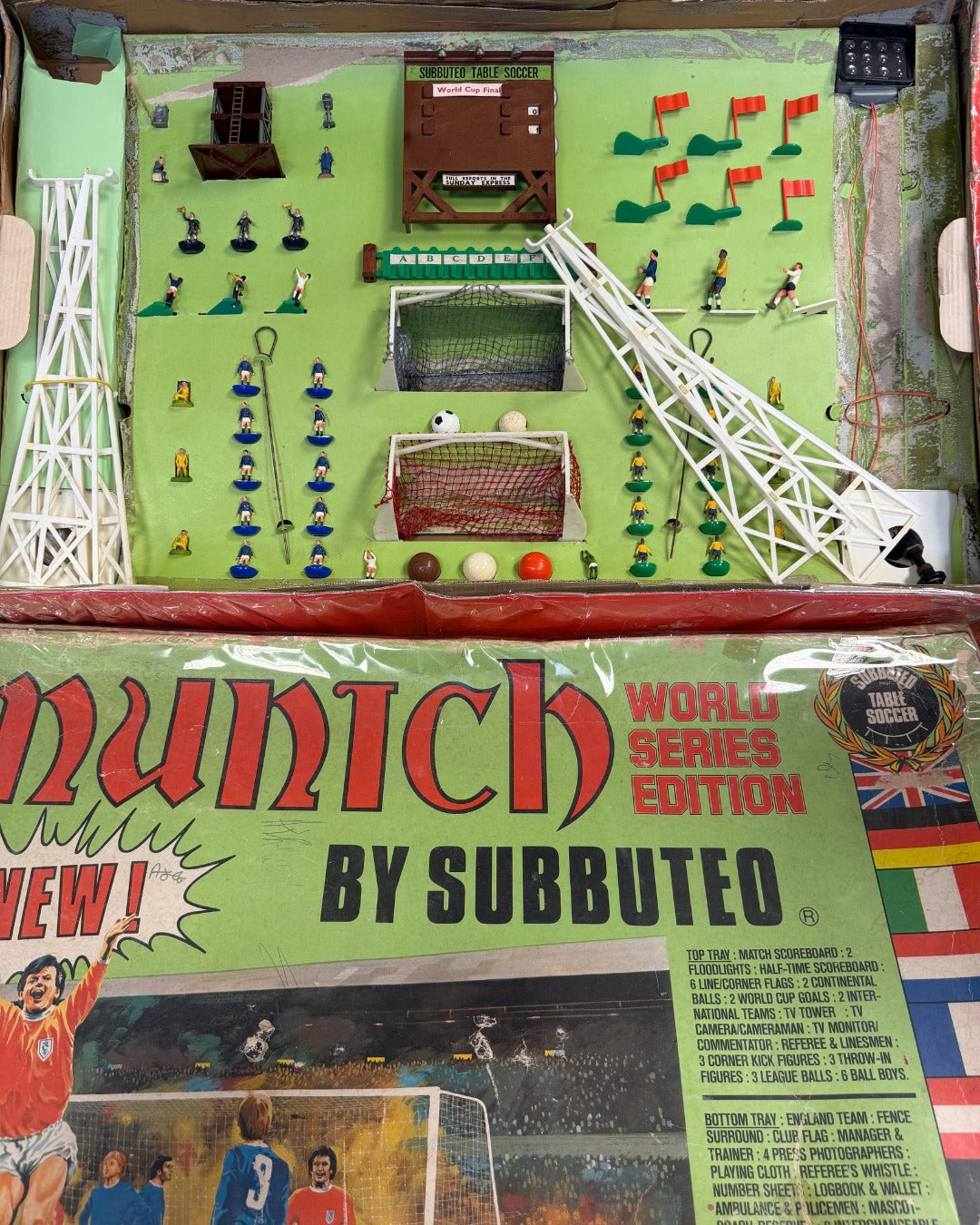 Subbuteo Munich World Series Edition 1974 Vintage Table Soccer Original Box