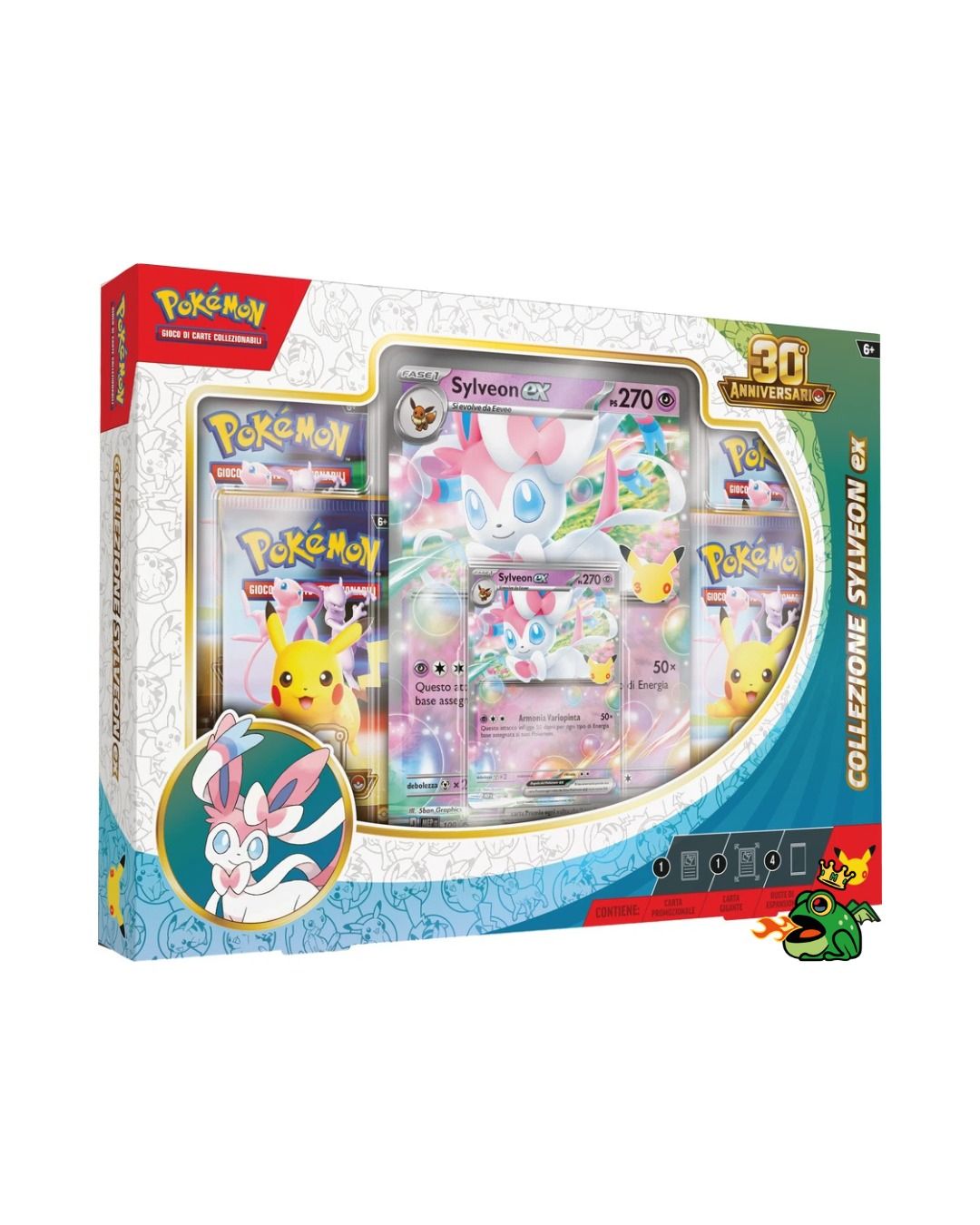 PREORDER Pokemon 30° Anniversario Collezione Sylveon Ex (IT)