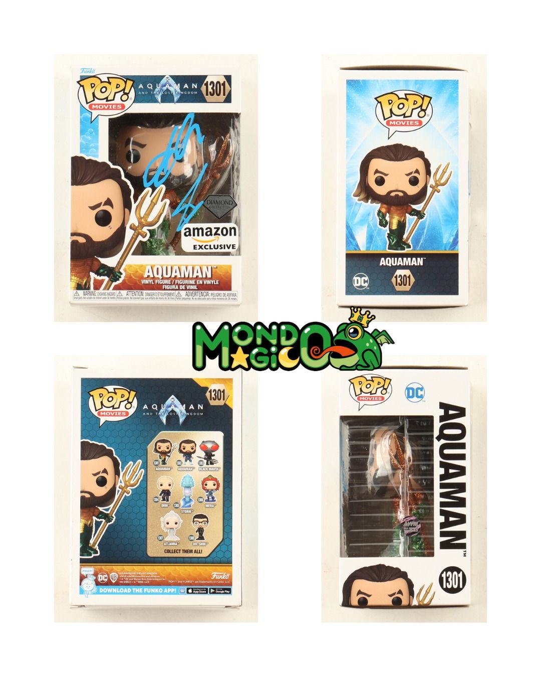 Funko POP! 1301 - Aquaman - Autografato da Jason Momoa
