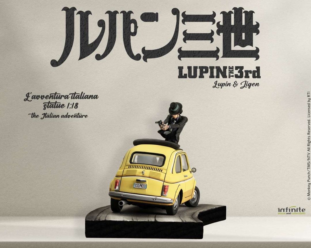 Lupin 3rd L'avventura Italiana 1/18 Statue – Lupin & Jigen