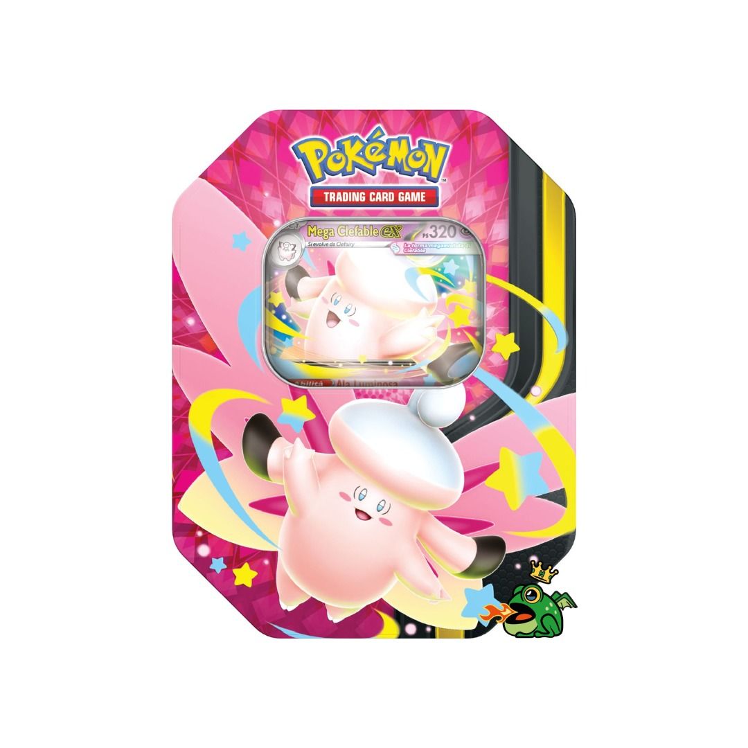 Pokemon Tin da Collezione Mega Chiarodulina 2026 Mega Clefable (IT)