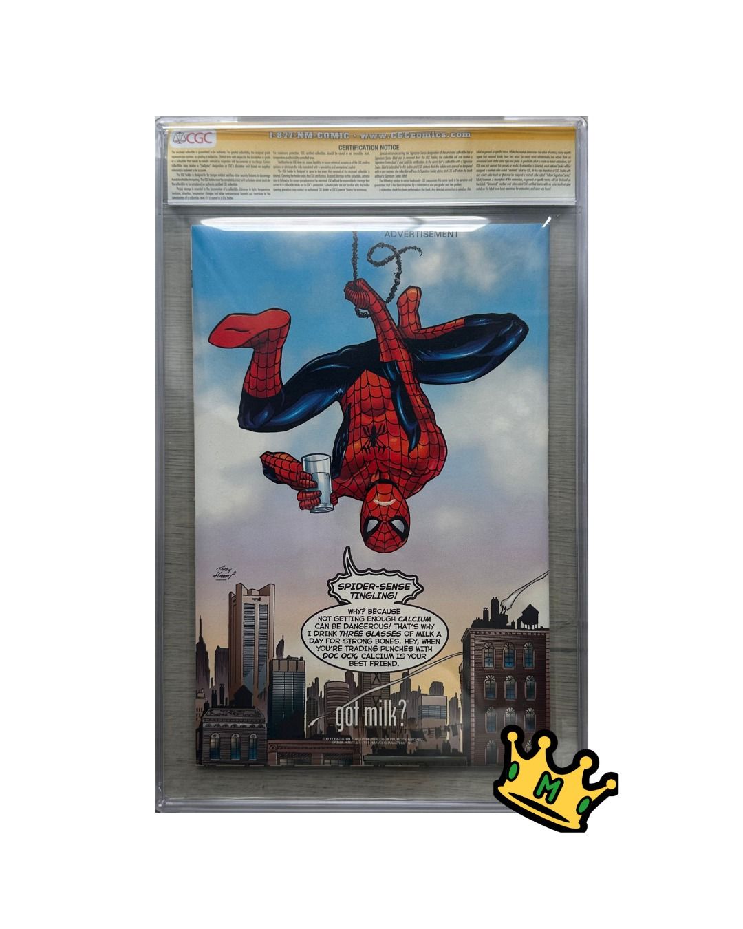 Spider-Girl #18, Marvel Comics, 3/00 (CGC) SIGNED RON FRENZ