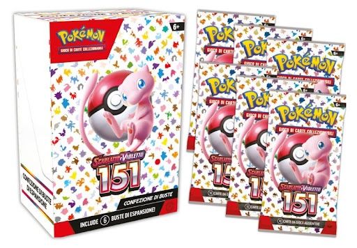 Scarlatto e Violetto 151 Bundle da 6 buste 10 carte (IT)