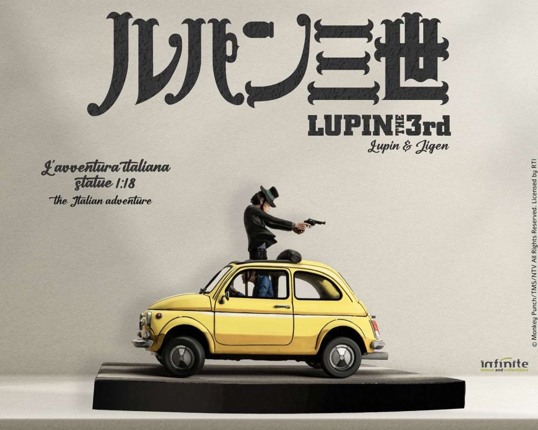 Lupin 3rd L'avventura Italiana 1/18 Statue – Lupin & Jigen