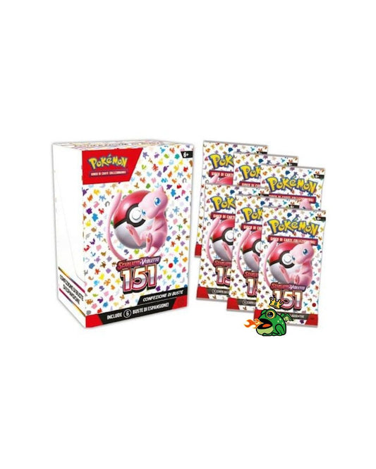 Scarlatto e Violetto 151 Bundle da 6 buste 10 carte (IT)