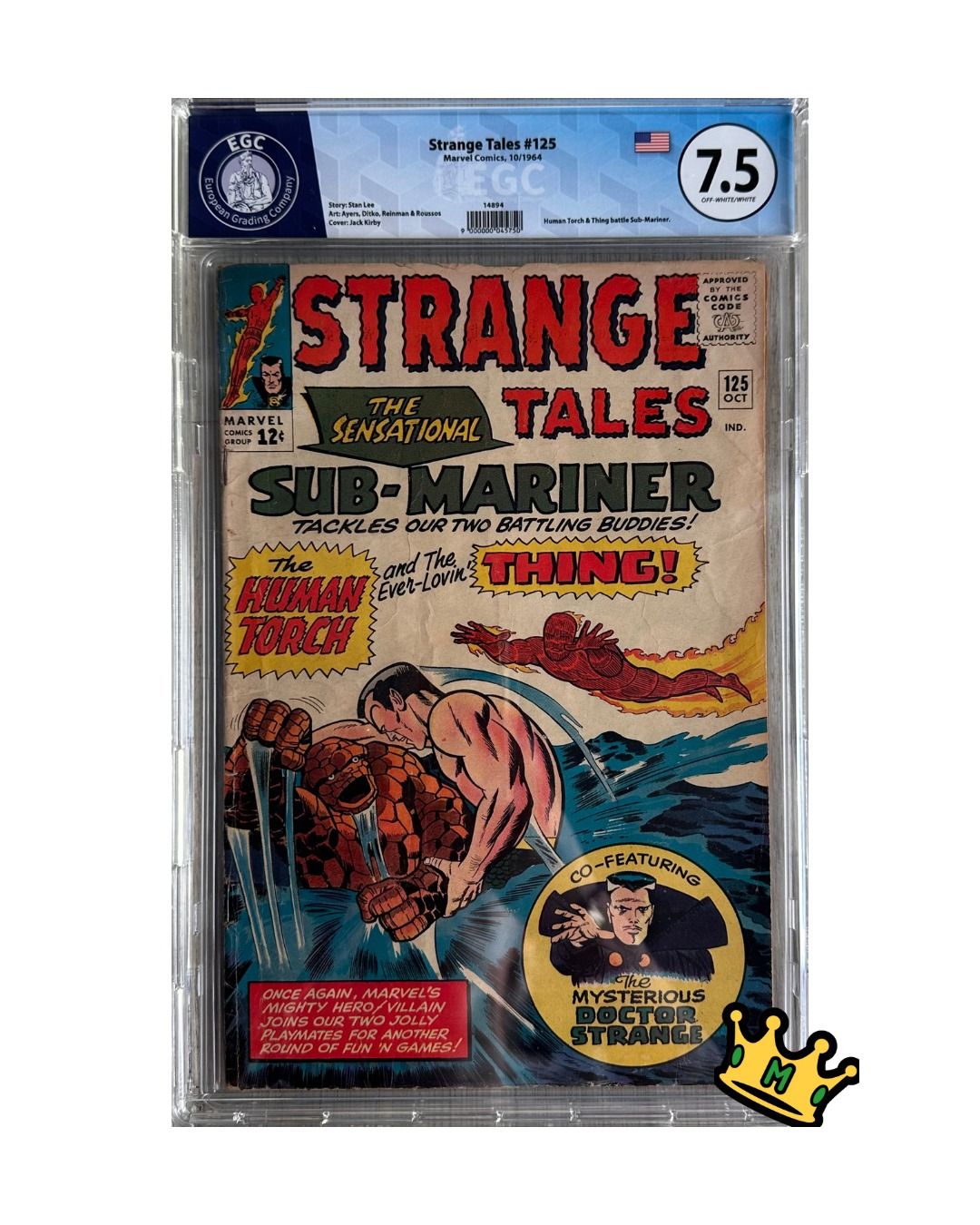 Strange Tales #125, Marvel Comics, 10/1964 (EGC)