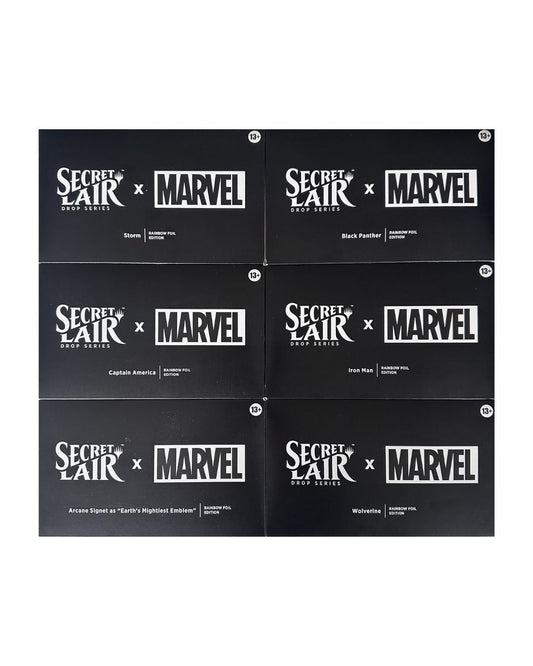 Secret Lair x MARVEL Rainbow Foil Edition (Set di 6 buste) (EN)