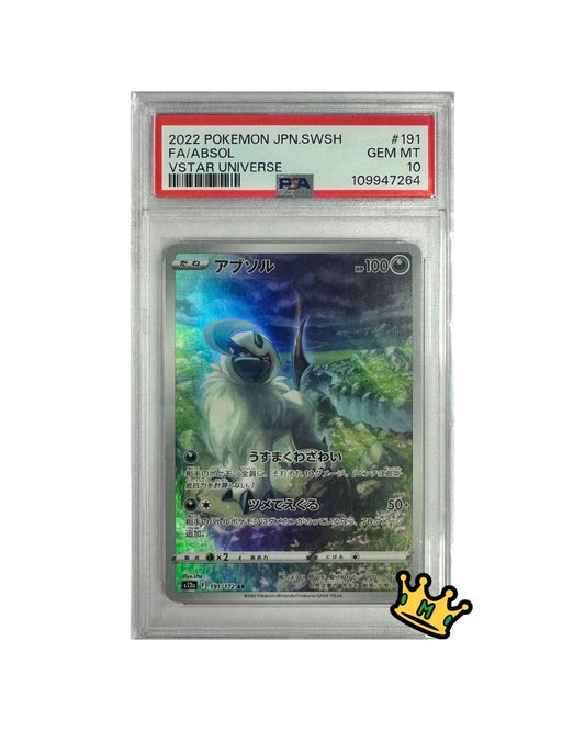 2022 POKEMON JAPANESE SWSH #191 FA/ABSOL VSTAR UNIVERSE PSA 10