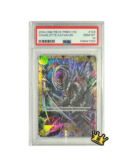 2024 ONE PIECE PRB01 CHARLOTTE KATAKURI #123 PSA 10 (EN)