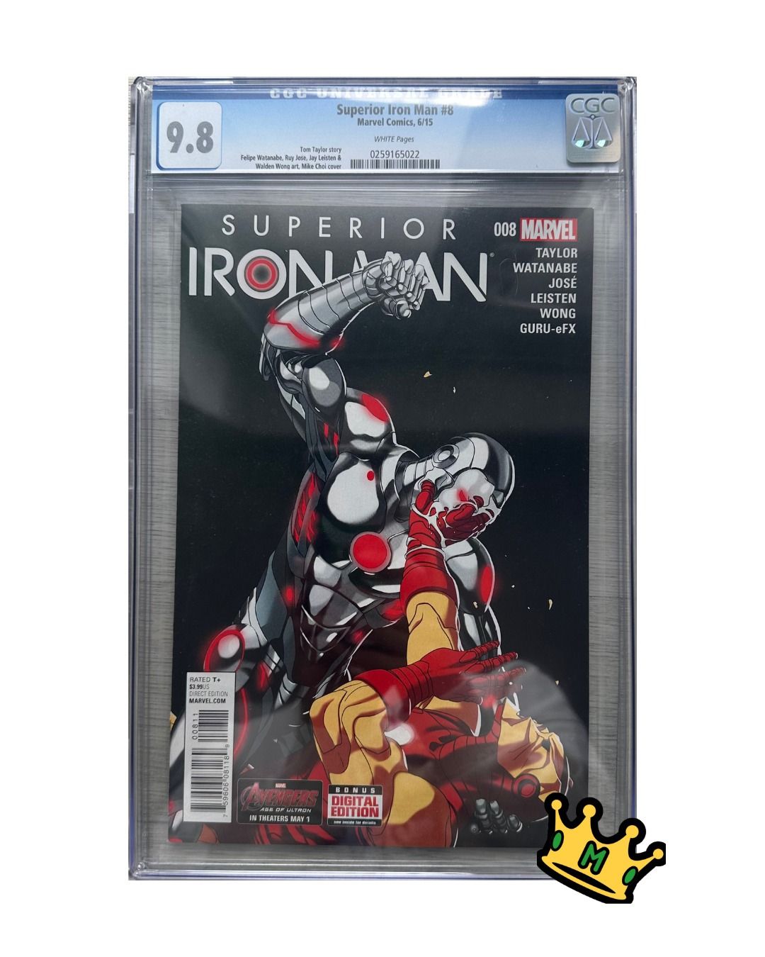 Superior Iron Man #8, Marvel Comics, 6/15 (CGC)
