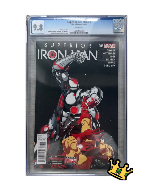 Superior Iron Man #8, Marvel Comics, 6/15 (CGC)