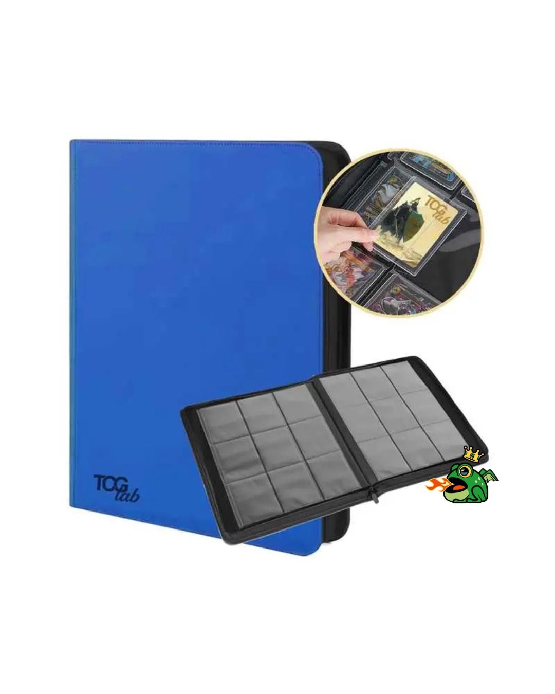 TcgLab Album per Toploader a 9 Tasche (252 toploader) - Blu