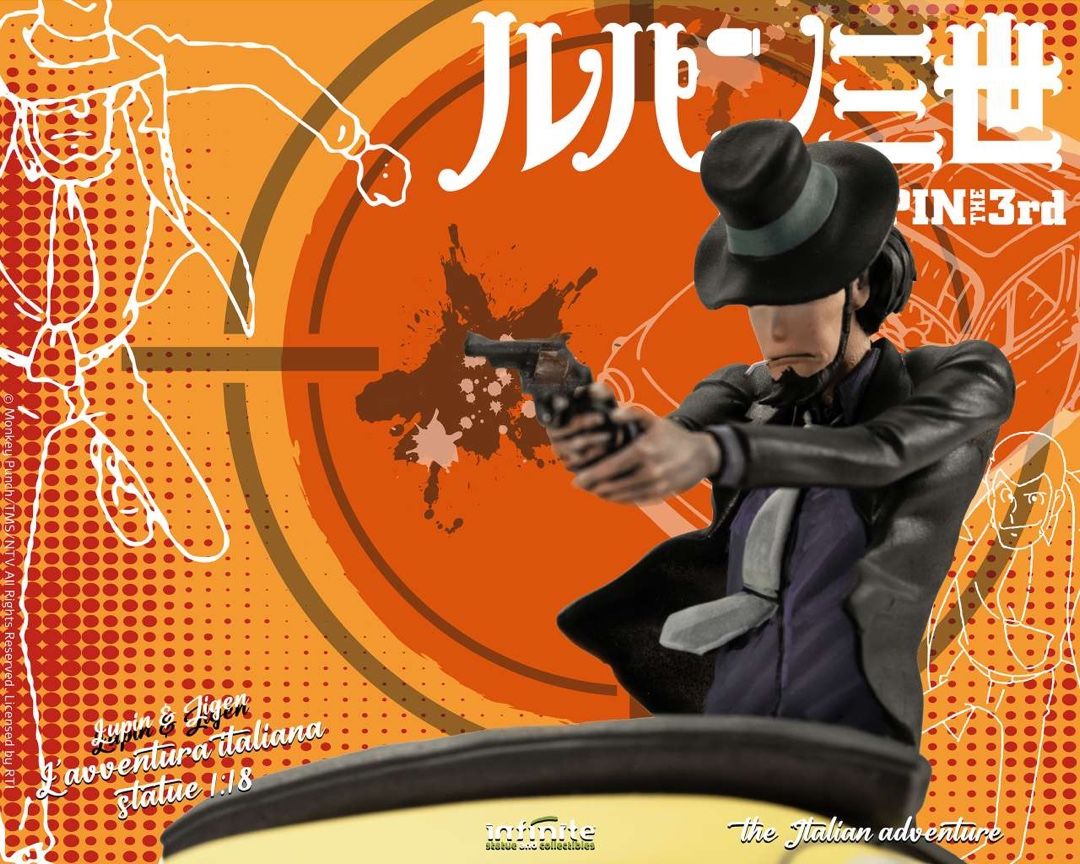Lupin 3rd L'avventura Italiana 1/18 Statue – Lupin & Jigen