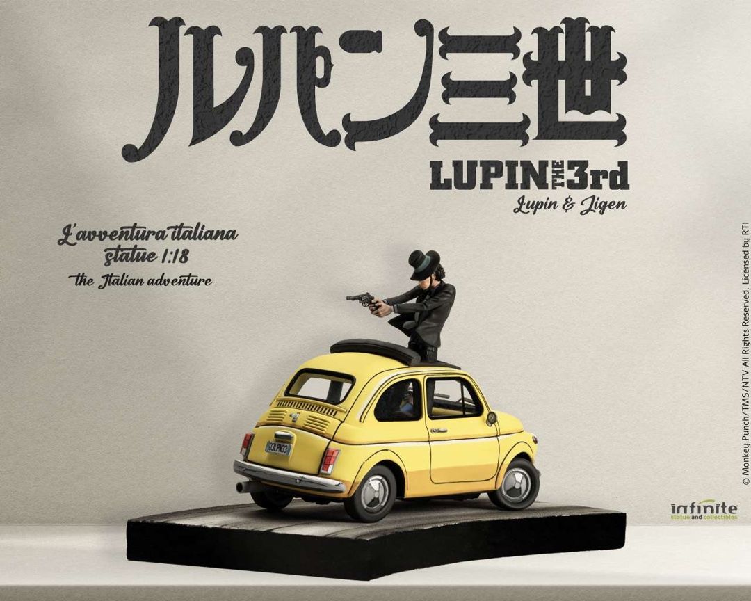 Lupin 3rd L'avventura Italiana 1/18 Statue – Lupin & Jigen