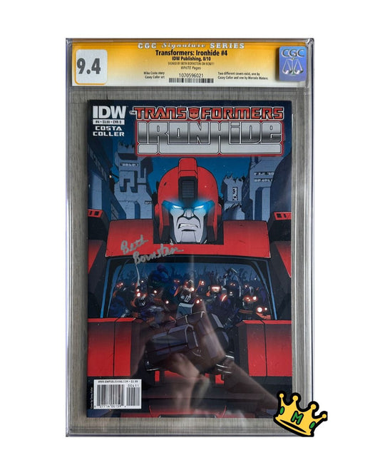 Transformers Ironhide #4, IDW Publishing, 8/10 (CGC)