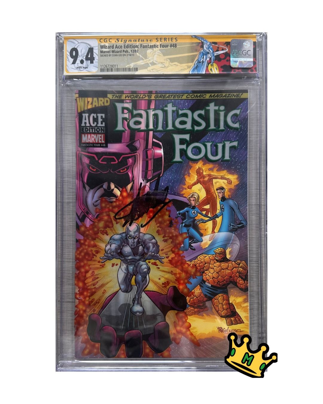 Wizard Ace Edition Fantastic Four #48, 12/02, Signed by STAN LEE