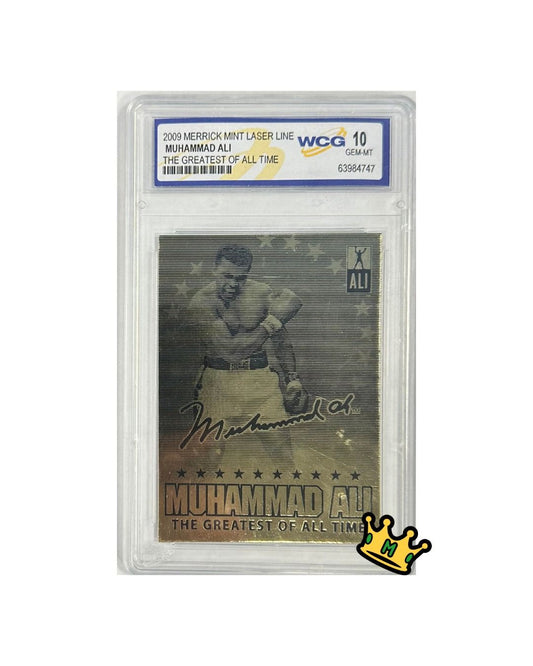2009 MERRICK MINT LASER LINE MUHAMMAD ALI THE GREATEST OF ALL TIME WCG 10