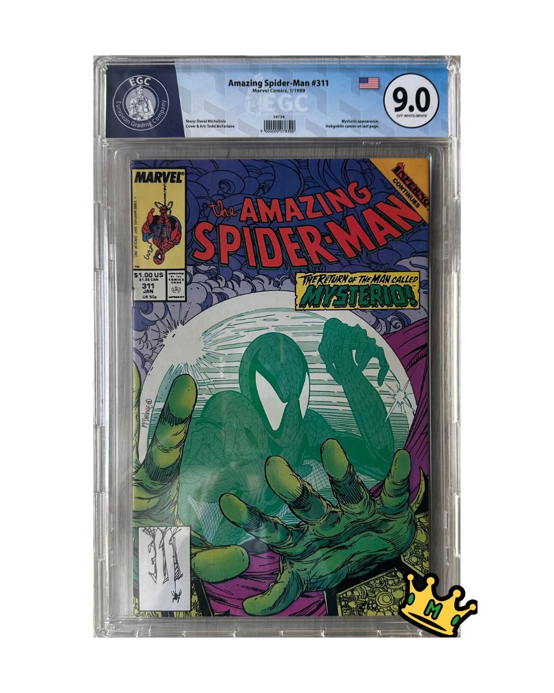 Amazing Spider-Man #311, Marvel Comics, 1/1989 (EGC)