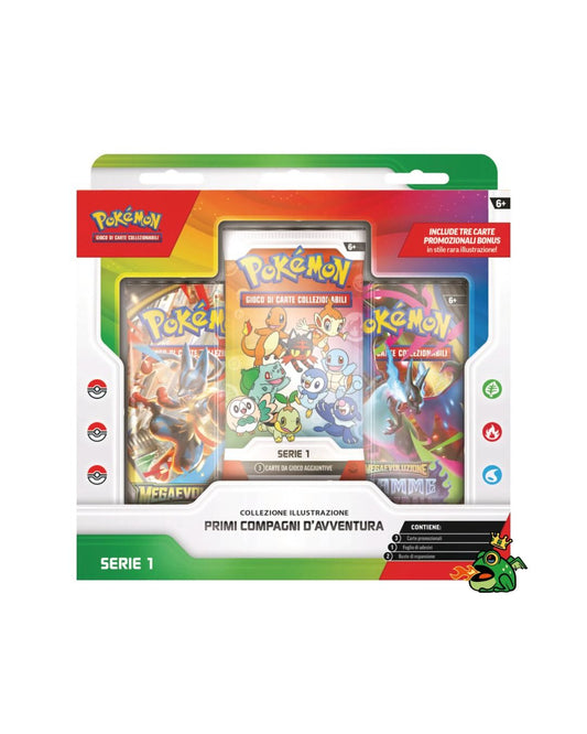 PREORDER Pokémon Collezione Illustrazione Primi Compagni D’Avventura (IT)