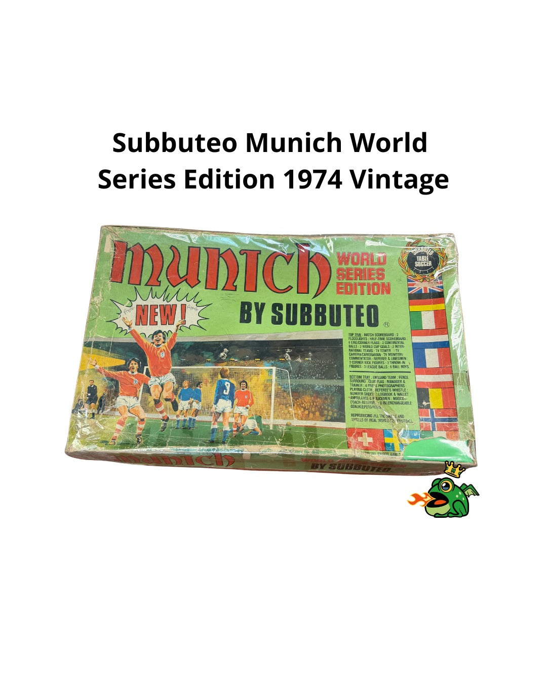 Subbuteo Munich World Series Edition 1974 Vintage Table Soccer Original Box