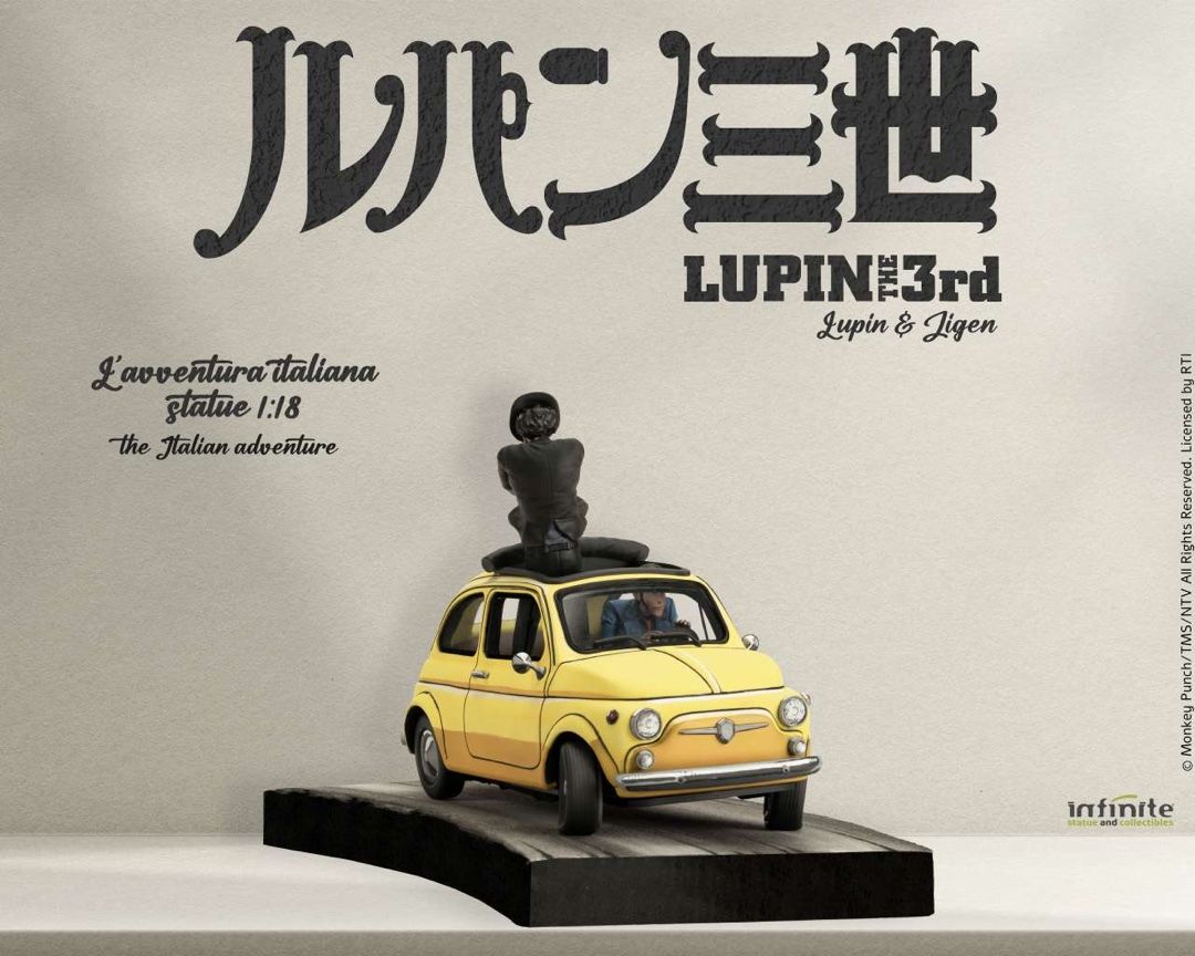 Lupin 3rd L'avventura Italiana 1/18 Statue – Lupin & Jigen