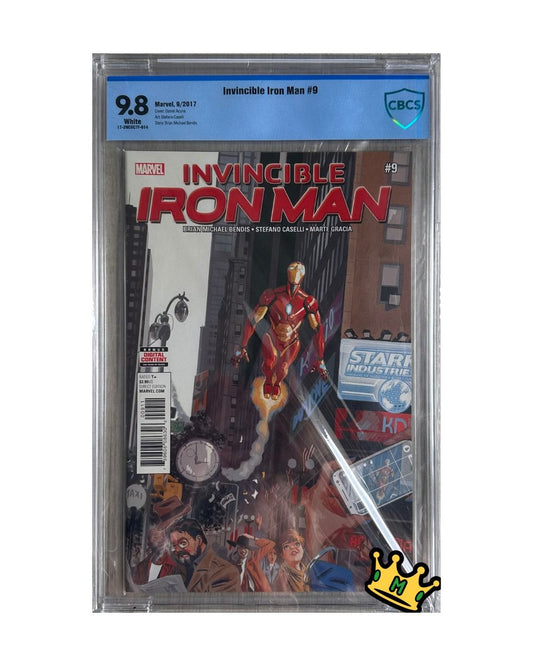 Invincible Iron Man #9, Marvel, 9/2017 (CBCS)