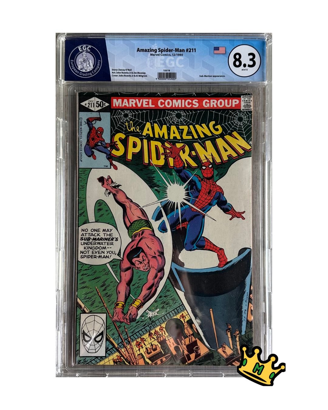 Amazing Spider-Man #211, Marvel Comics, 12/1980 (EGC)