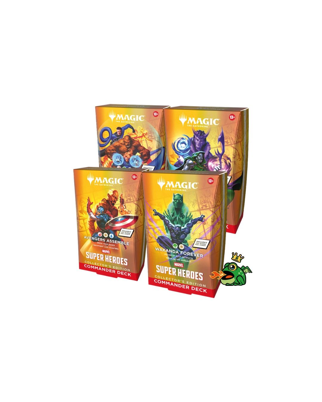 PREORDER Magic The Gathering Marvel Super Heroes Collector's Commander Display (4 mazzi) (EN)