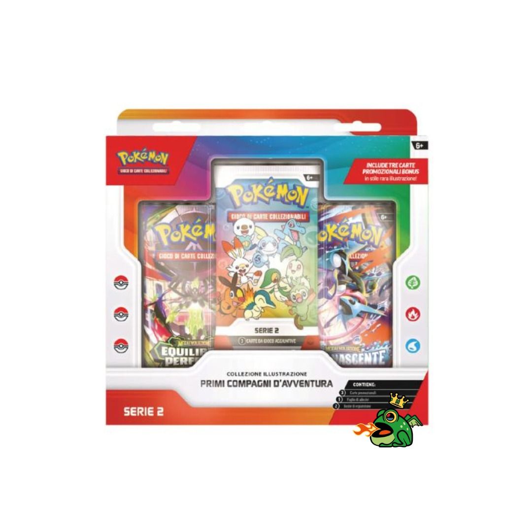 PREORDER Pokémon Collezione Illustrazione Primi Compagni D’Avventura SERIE 2 (IT)