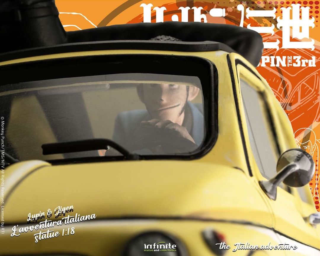 Lupin 3rd L'avventura Italiana 1/18 Statue – Lupin & Jigen